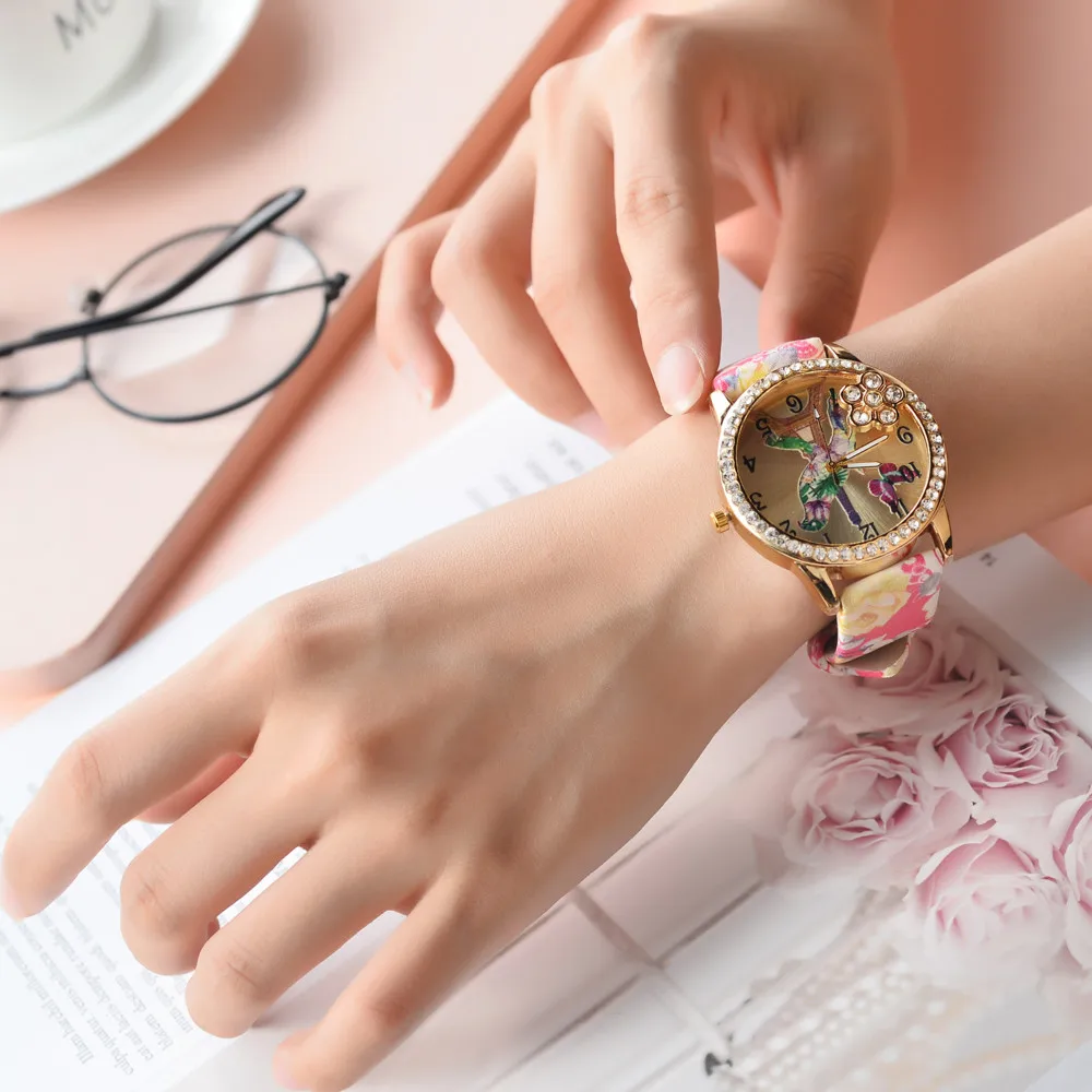 Модные женские часы с ремешком корпус часов цветные Montre Pour Femme|Женские часы| |