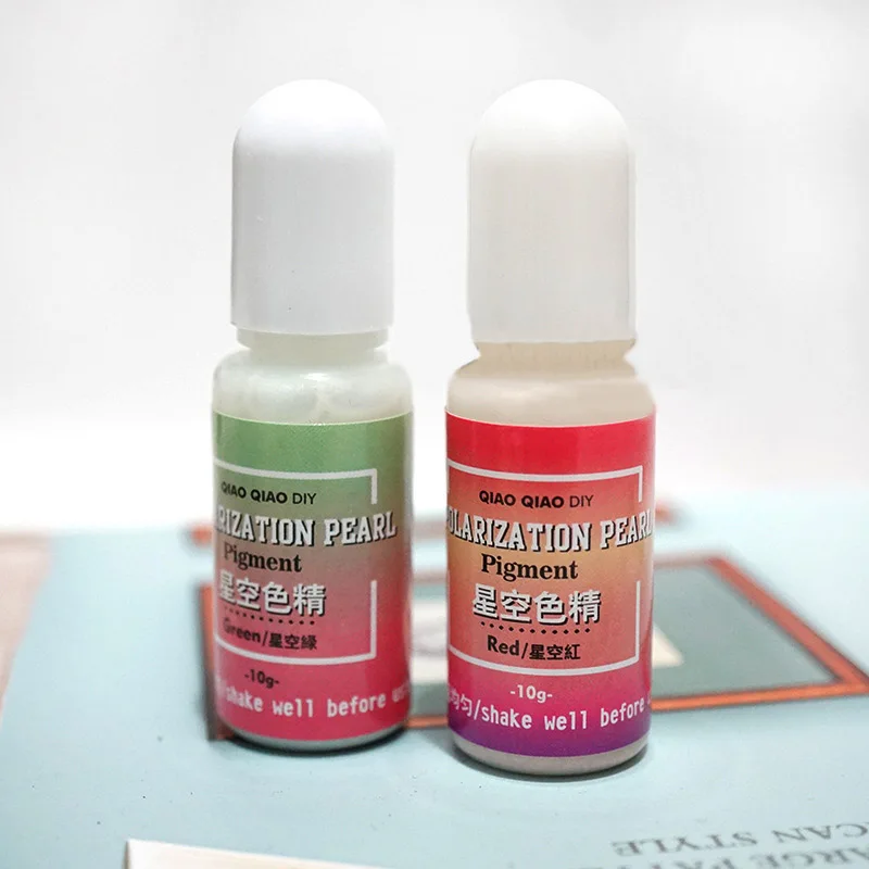 

10g Liquid Polarization Pearl Pigment Dye Resin Epoxy for DIY Jewelry Making Crafts Handmade HFing