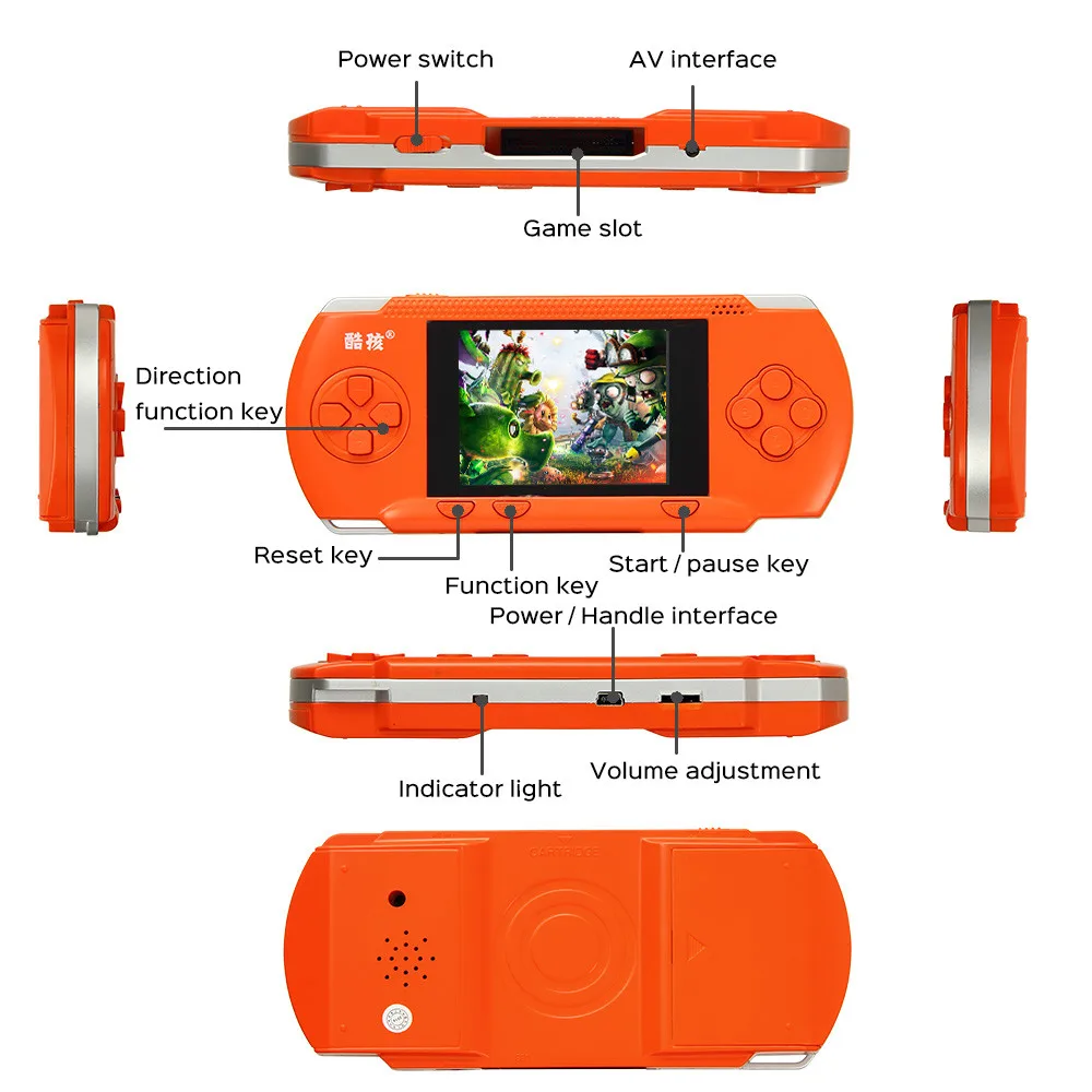 Coolboy RS 2A Handheld Игры Игроки 3.2 &quotИгровая консоль для детей 300 Классическая Игра