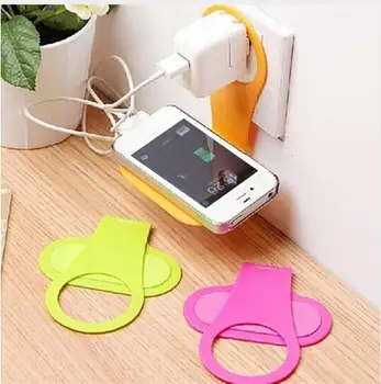 

5pcs! Portable Plastic Cell Phone Shelf Wall Holder Universal Folding Phone Charging Organizer Storage Rack Sink
