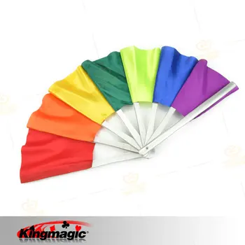 

Breakaway Fan Colorful Professional King Magic Props Funny Stage Toys Magia Tricks Free Shipping