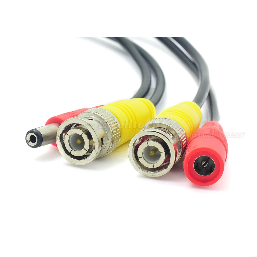 5M/16FT BNC DC Connector Power Audio Video AV Wire Cable For CCTV Camera 5M/16FT BNC DC Connector Power Audio Video AV Wire Cable For CCTV Camera
