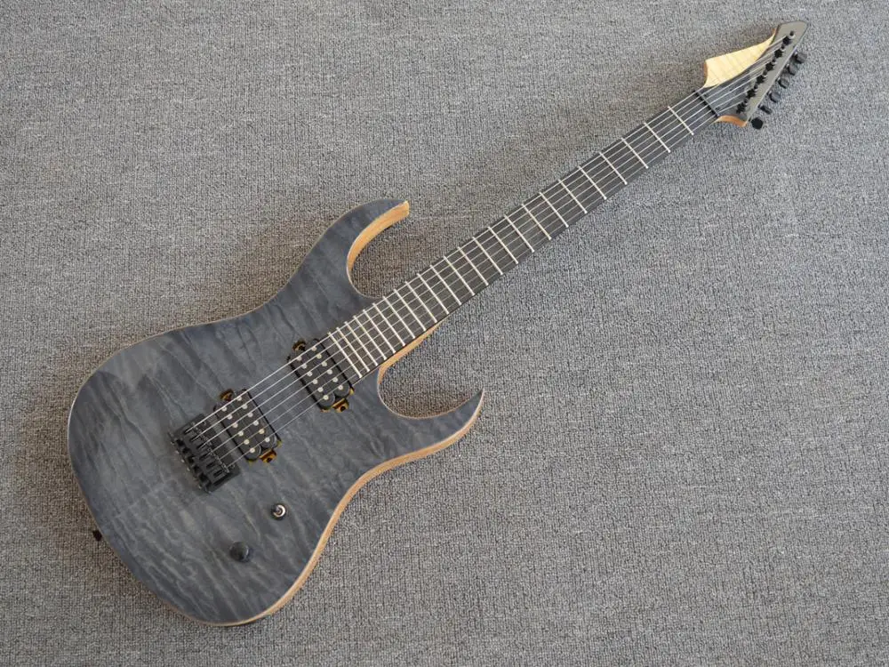 Burst Black Maple top 6 Strings BlackMachine Electric