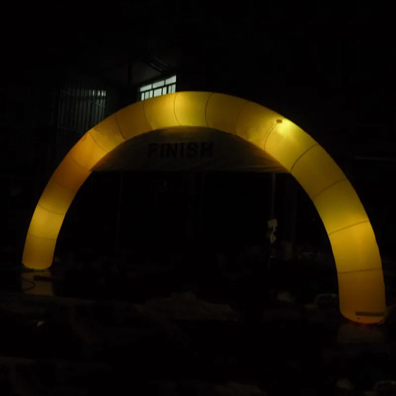 Tomada de Fábrica Iluminação Airgate Oxford Pano Shopping Abertura Festival Promocional Night Run Decoração Led Arco Inflável 11 Cheap Barracas