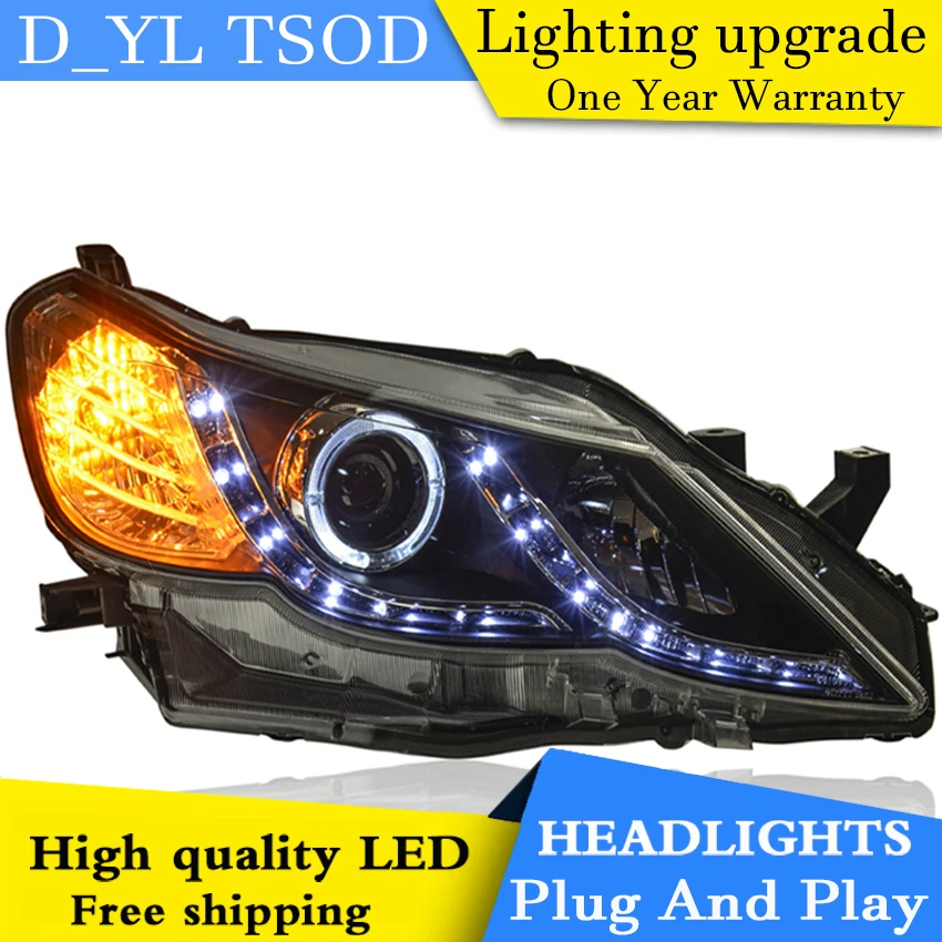 DY_L Car Styling New For Toyota Mark X headlight 2010 2013 Mark X led