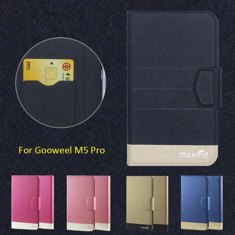 Newest Hot! Gooweel M5 Pro Phone Case 5 Colors High quality Full Flip Fashion Customize Leather Luxurious Accessories | Мобильные