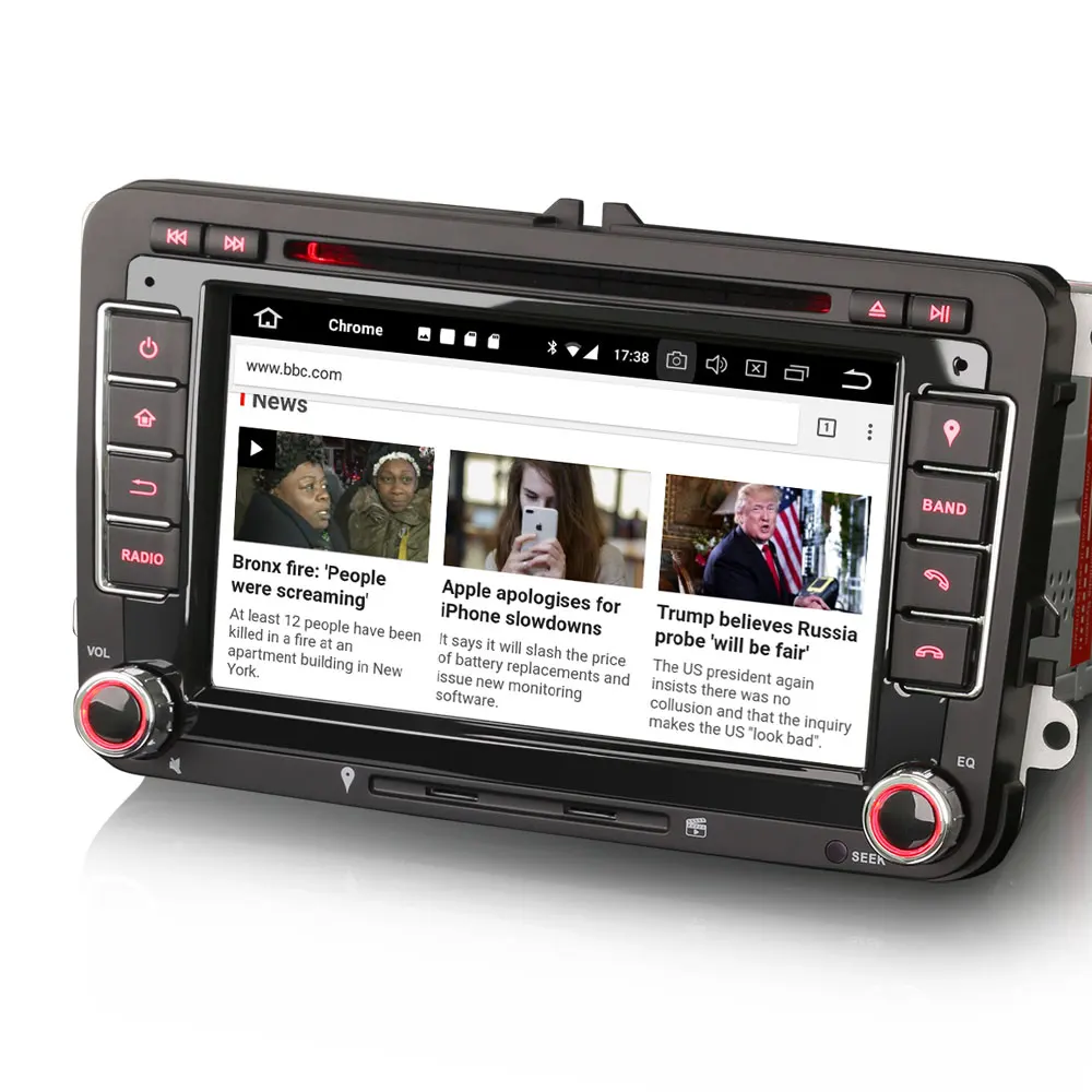 Excellent Erisin ES7848V 7" Android 8.0 Octa core 4G RAM Car DVD GPS Radio DVR DAB+ DVD For  VW PASSAT CC 2