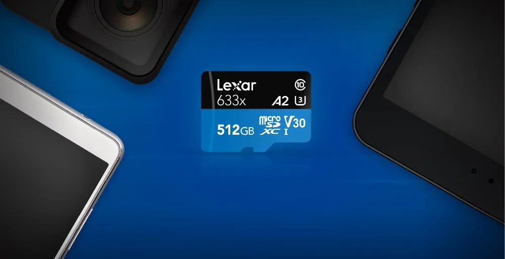 Lexar Micro SD карты 512 ГБ 95 МБ/с. флэш-карта памяти 128 ГБ 256 ГБ флеш-карта памяти Microsd TF/SD карты для планшета