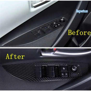 

Lapetus Armrest Window Glass Lift Button Decoration Frame Cover Trim Fit For Toyota Corolla 2019 2020 Matte / Carbon Fiber ABS