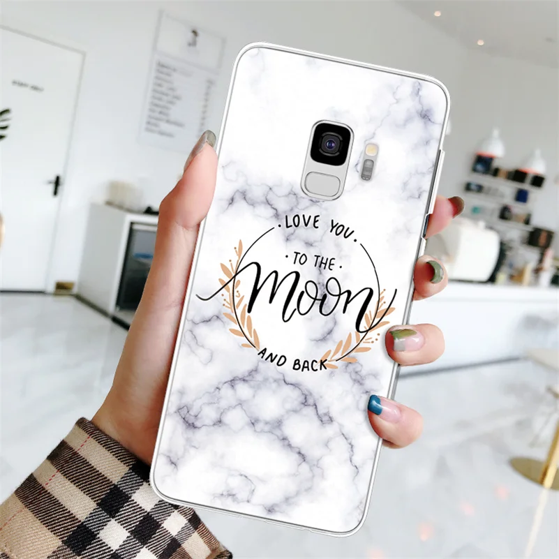 dlsmoon Силиконовый Мрамор принт прозрачный чехол для телефона для samsung Galaxy A10 A10S A10E A20E A20 A30 A40 A50 A60 A70 A80 A90 бант из ленты TPU с изображением задняя крышка - Цвет: dlsmoon