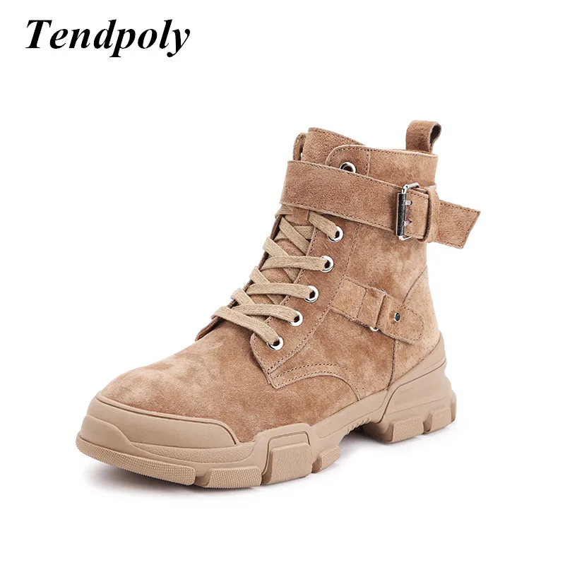 

The New fashion retro British wind short boots winter high to help Keep warm women's boots hot models leather casual women shoes