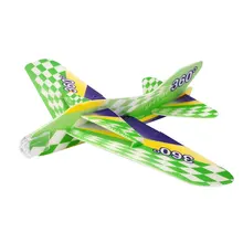Цветной пенный авиационный самолет модель Foam paper самолет многоцветная начинающая способность пенный самолет креативная экологическая