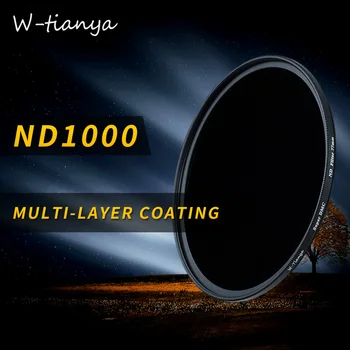 

WTIANYA Multi-coating nd1000 77 82mm 10.Step nd3.0 filter 40.5 43 46 58 67 72mm glass Neutral Density filter low color shift