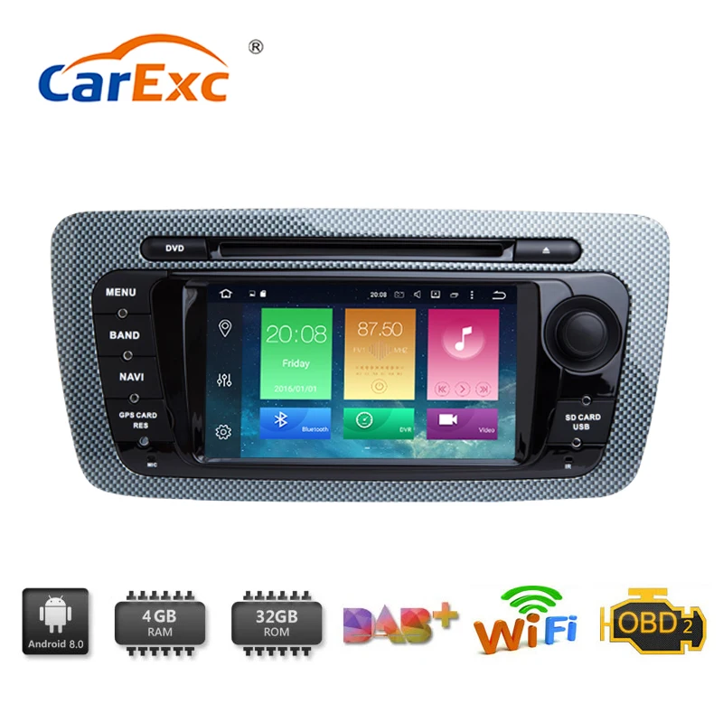 Flash Deal Android 9.0 Octa Core 2 Din Car DVD Player Stereo System For Seat Ibiza 2009-2013 GPS WIFI Navigation Radio Multimedia. 1