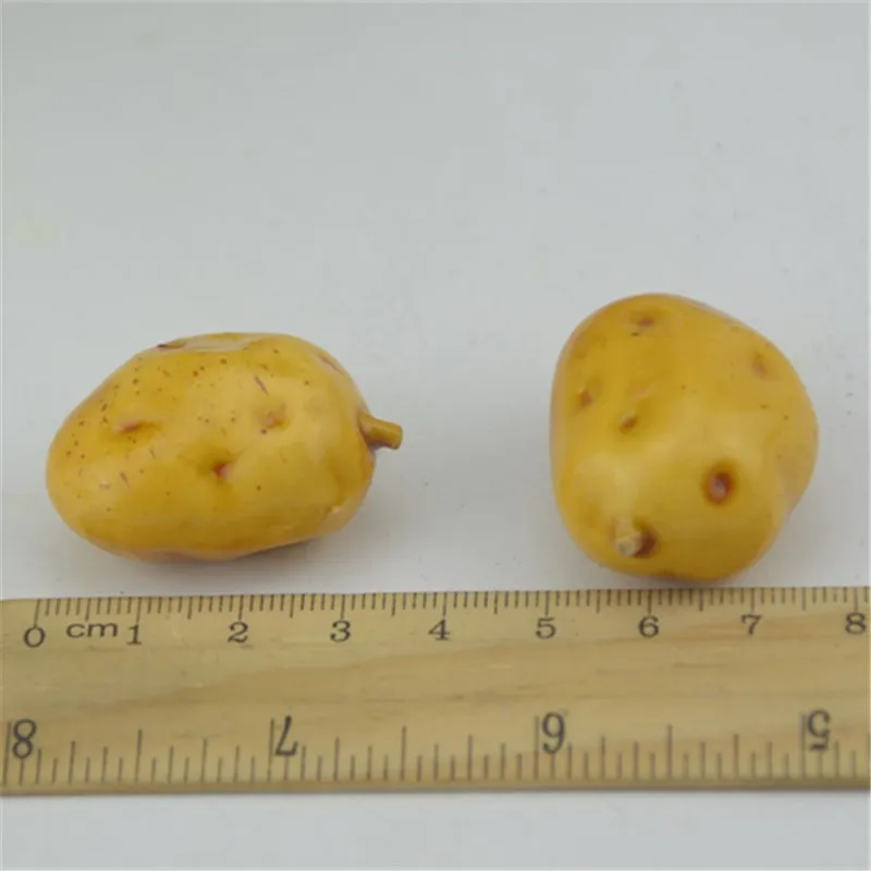 3CM Berries Artificial Plastic Stamen Pearlized 10/30Pcs Home Party Wedding Decoration Simulation Vegetables Fake potato food model food photography props vegetable ornaments