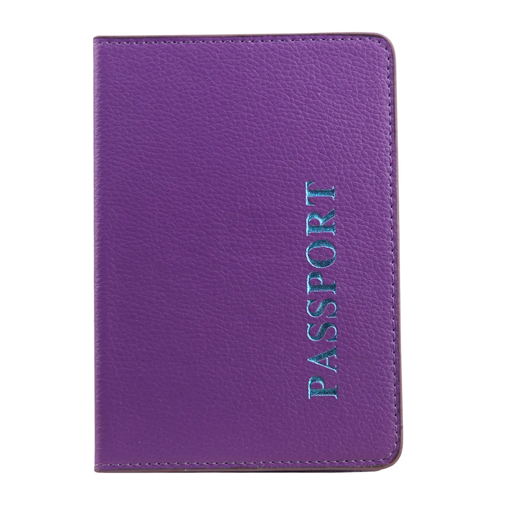 Женский чехол для путешествий, Обложка для паспорта, чехол для карт, для мужчин, для путешествий, держатель для кредитных карт, для путешествий, ID, для мужчин, t, держатель для паспорта, Tarjetero# YJ - Цвет: Purple
