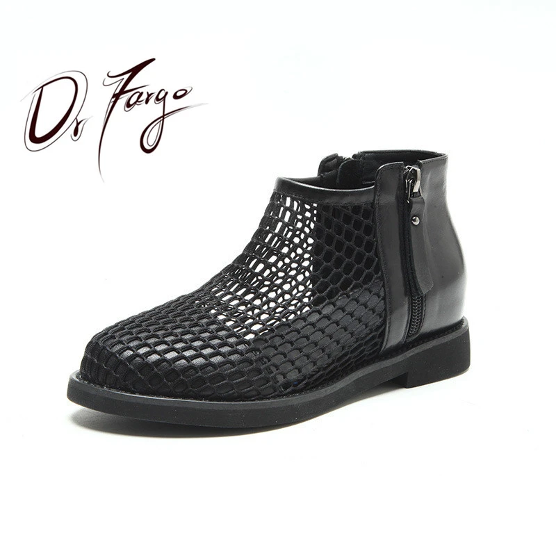 womens black ankle boots with zipper