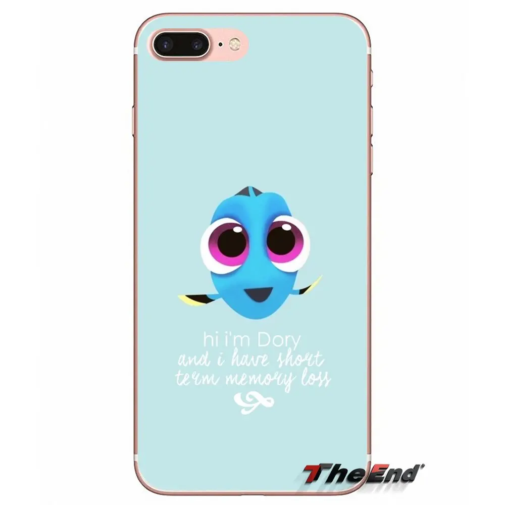 В поисках Немо Дори мультфильм море для iPhone X 4 4S 5 5S 5C SE 6 6S 7 8 Plus Samsung Galaxy J1 J3 J5 J7 A3 A5 2016