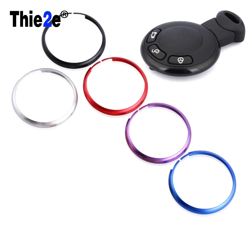

Multicolor Alloy Car Key Rings Key Trim Key Chain Fit For Mini Cooper Clubman Countryman R56 R57 R58 R60 R61 1pcs