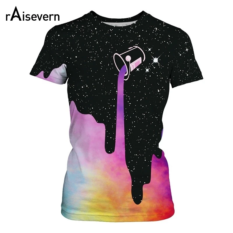 galaxy print t shirt mens