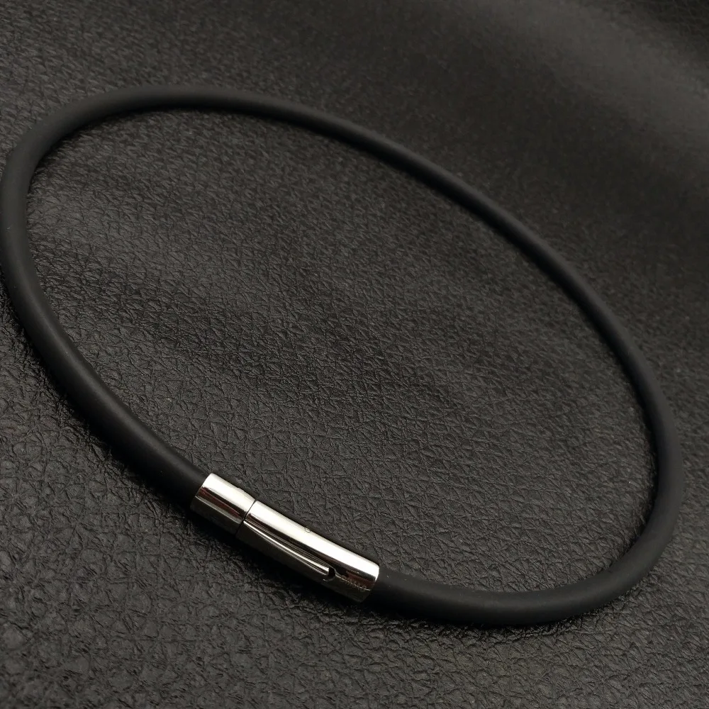 fast shipping Silicone balance energy, titanium necklace, radiation