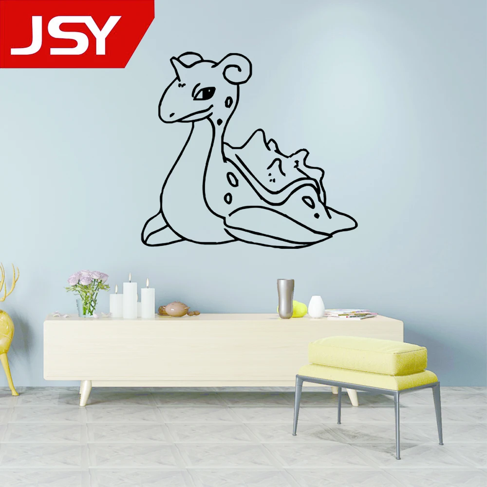 

Jiangs Yu 1 PC Pokemon Wall Stickers Anime PVC Wall Decals Cartoon Home Art Mural Pokemon Living Room Kids Room Bedroom Decor