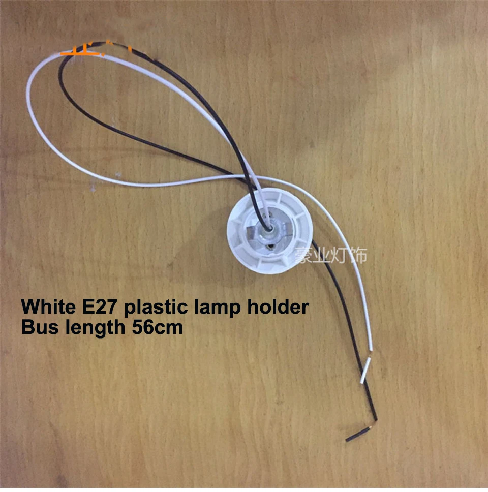 E27 патроны пластиковые винт рот полный зуб держатель лампы с проводом 600 мм крышка лампы аксессуары для освещения сердечник из чистой меди