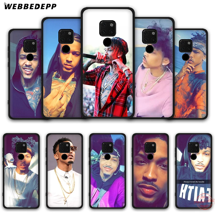 WEBBEDEPP August Alsina Soft Case for Huawei Mate 30 10 20 Pro Lite Nova 2i 3 3i 4 5i 2 Cases | Мобильные телефоны и