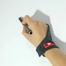 Мужской размер Серый Черный Красный 1 палец противообрастающие перчатки wacom рисунок написание картины цифровые перчатки для планшета