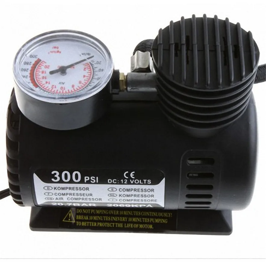 Air pump 12V Car Auto Electric 300PSI Air Compressor Tire Inflator Pump