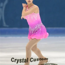 Фигурное катание на льду платье для детей Модное Новое Брендовое платье для фигурного катания для соревнований DR3539