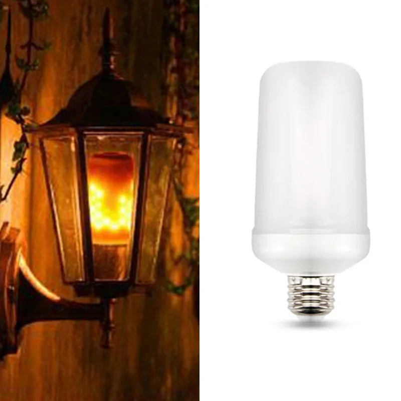 39 SMD 2835 LED Light E14 3W Flame Effect Emulation Flickering Bulbs Lamp