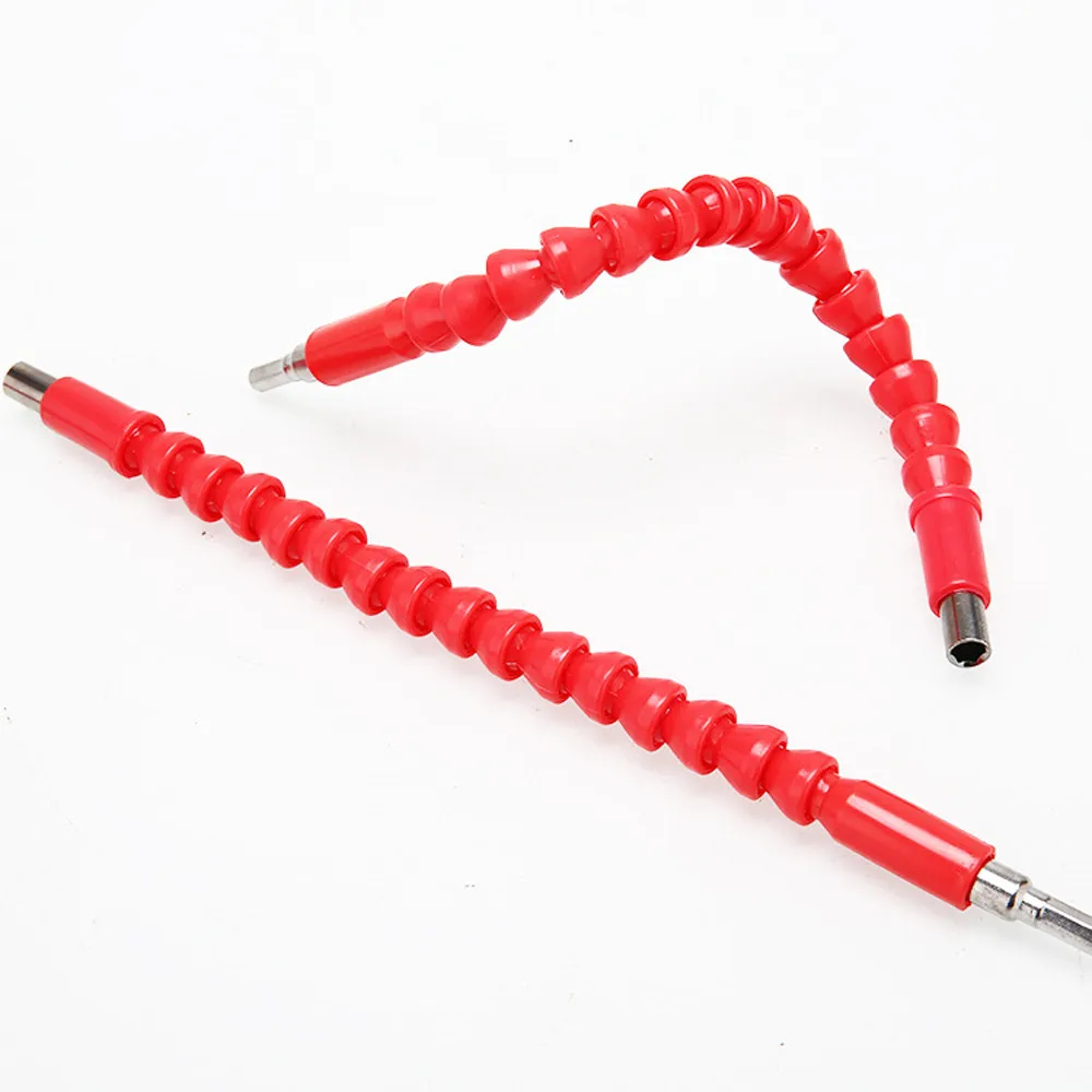 

Flexible Shaft Bits Extention Drill Bit Holder Link Red Screwdriver Bit Holder Connect Link Electronics Drill Hex Shank