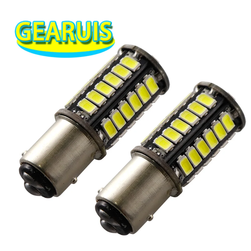 

2pcs High power 420MA 1156 BA15S 1157 BAY15D 42 SMD 5630 5730 LED P21/5W Turn signal Brake light Red Yellow White 12V