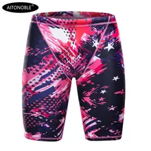 AITONOBLE мужские Джаммеры мужские плавки с цифровым принтом Мужские плавки-боксеры быстросохнущие плавки мужские купальники