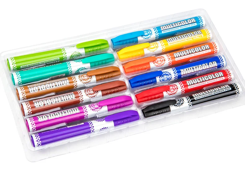 BAOKE 12 видов цветов маркеры для белой доски для офиса на спиртовой основе маркеры для жидкого мела стираемые школьные офисные художественные принадлежности