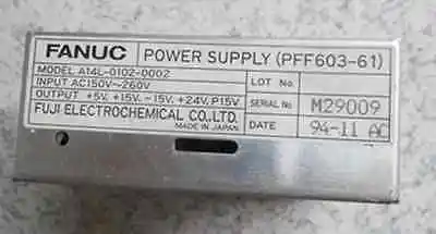 DHL/EMS Used for Fanuc A14L-0102-0002 Power Supply AC150V-260V In Good Condition |