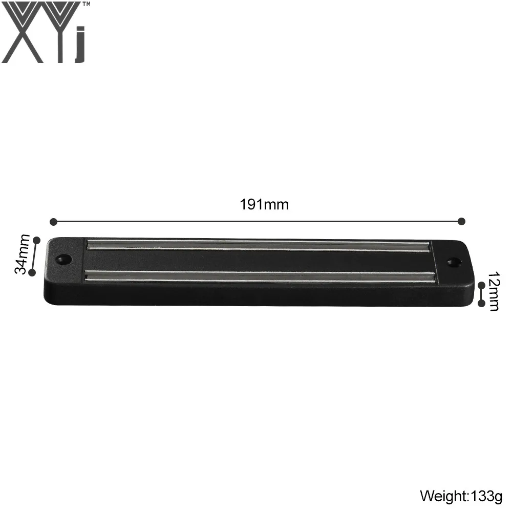 7.5 Inch XYj Магнитный Держатель ножей 18 дюймов 45 см длина магнит настенное крепление стойка для ножей нержавеющая сталь 304 магнит для ножей блок кухонные инструменты - Цвет: 7.5 Inch