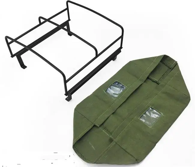 Металлический грузовой ведро каркас с брезент для killerbody 1/10 Toyota Land Cruiser LC70 48601 тела RC RC8WD TF2 LWB - Цвет: FOR killerbody  LC70