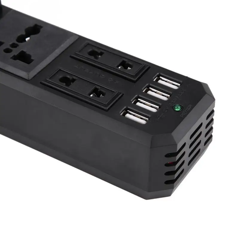 Автомобильный преобразователь мощности прикуриватель универсальное usb-зарядное устройство 200 Вт DC 12 В к AC 220 В