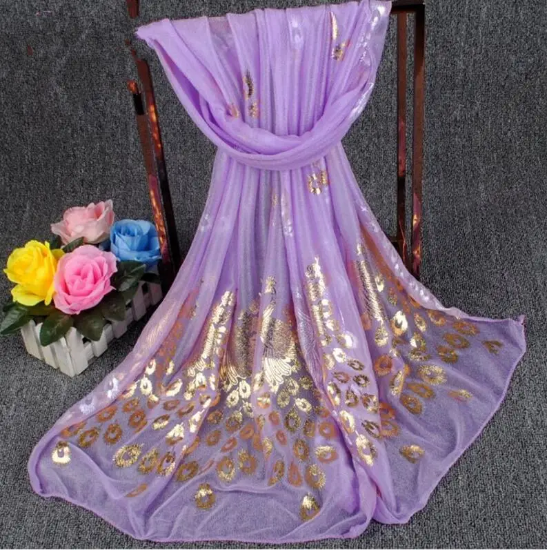 J141 Light Purple CUHAKCI пашмины шарф с принтом для женщин длинные шарфы плащ-Павлин женский шелковый шарф палантин Топ зимние шали осень женский мягкий шарф - Цвет: J141 Light Purple