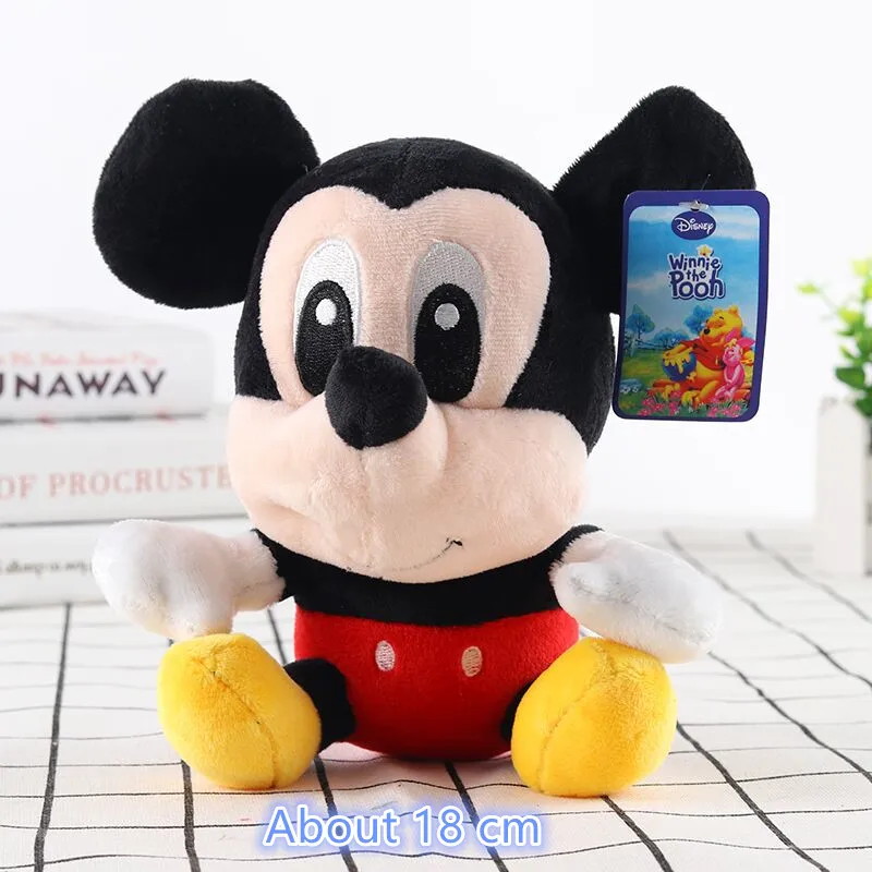 Дисней плюшевое животное Плюшевая Игрушка Микки Маус Минни Винни Пух ...