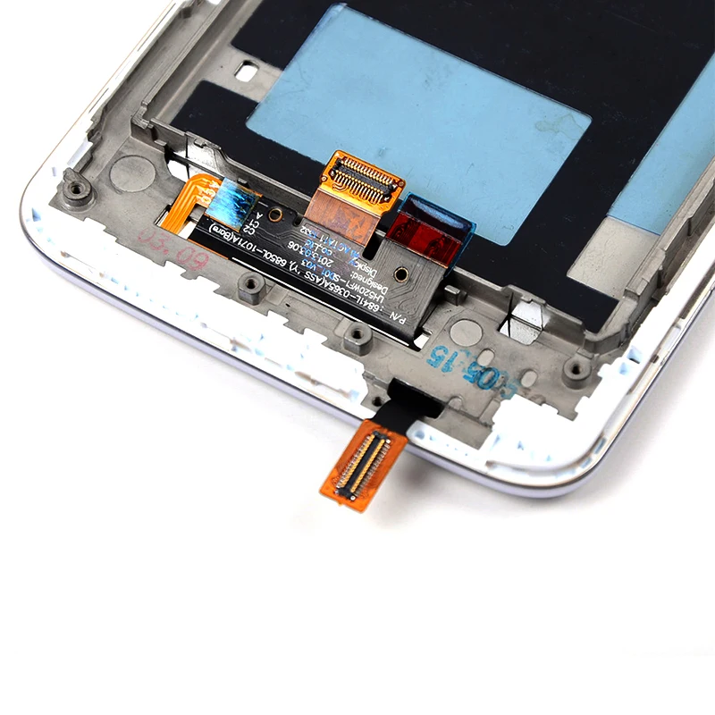 LG G2 D806 802 White LCD with Frame (3)