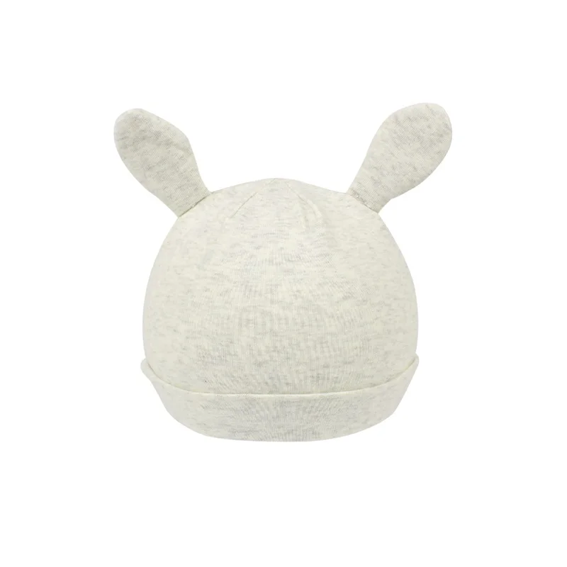 Cotton Newborn Baby Hat With Ears Cartoon Rabbit Soft Baby Beanie Boys Girls Tire Cap Solid Comfortable Newborn Beanie Hat 2018 (17)