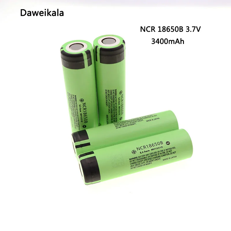 Daweikala для NCR18650B 3,7 V 3400mAh аккумулятор 18650 ricaricabile литий-ионный аккумулятор+ зарядное устройство