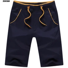 Летние хлопковые Шорты Для мужчин модные дышащие мужские шорты брендовые воздухопроницаемые пляжные шорты мужские шорты плюс Размеры 5XL