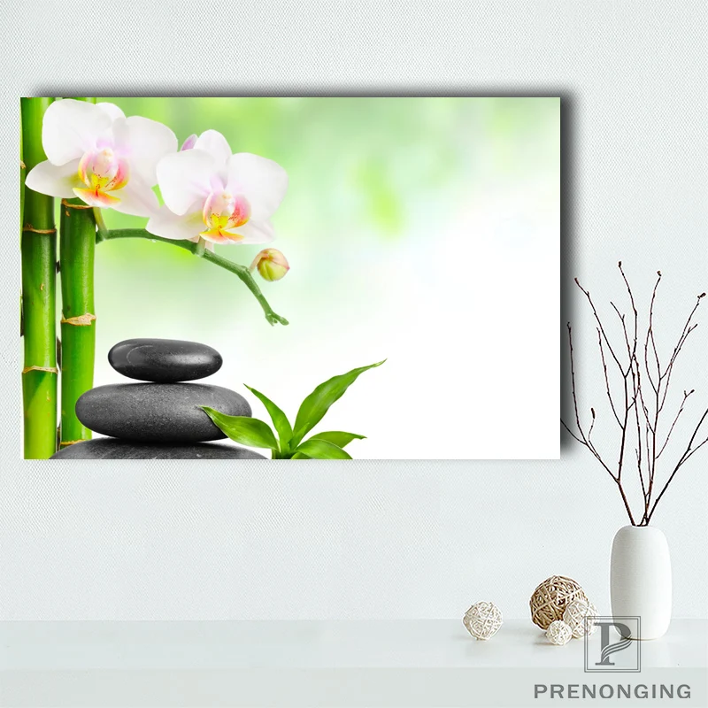 Custom Canvas Poster Zen Stone Posters Cloth Fabric Wall Art Pictures