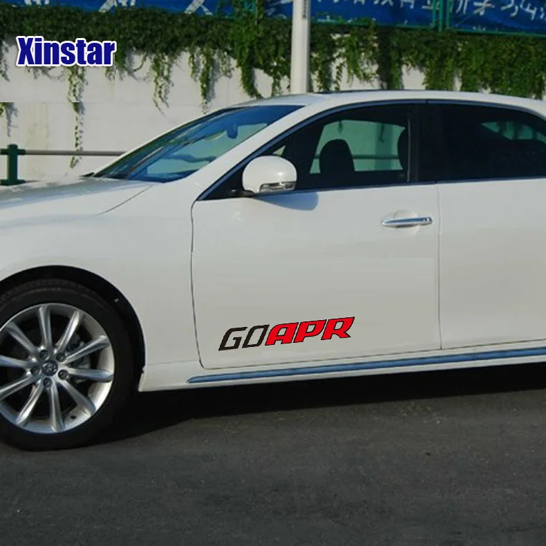 2 шт. наклейки на боковые кузова автомобиля для Volkswagen VW R RLINE GTI AUDI SLINE RS|Наклейки