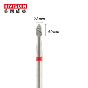 

Cross cut fine (0229.023)- ISO140 -Tungsten Carbide Burs - HIVISOIN Carbide Nail Drill Bit&Dental Burs