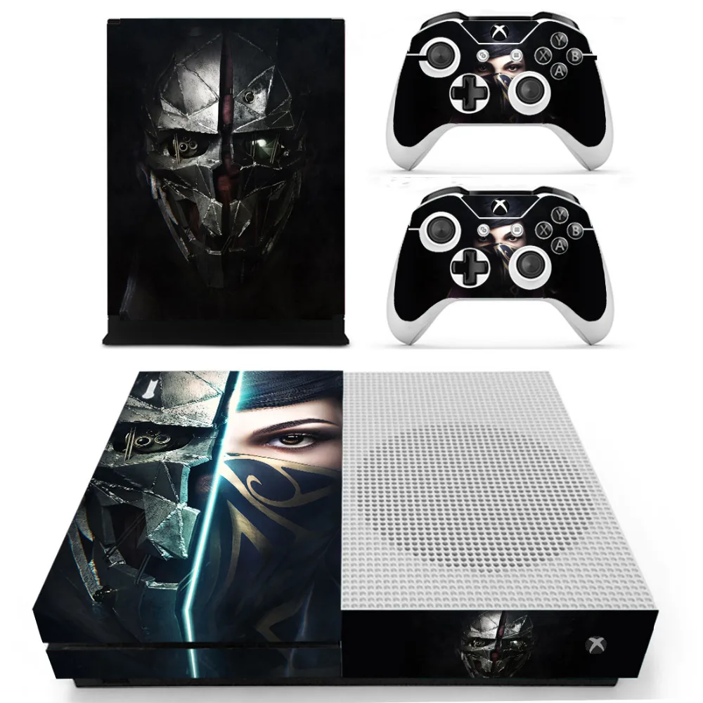 Игра Dishonored 2 кожи Стикеры наклейка для Microsoft Xbox One S консоли и контроллеры